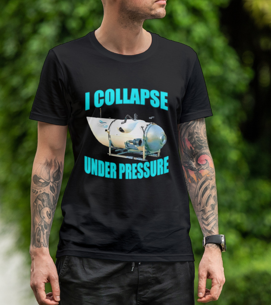 OceanGate Titan Submersible I Collapse Under Pressure T-Shirt