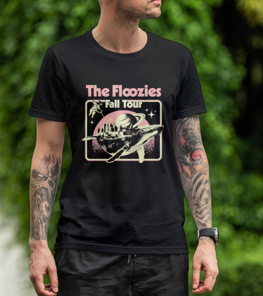 The Floozies Fall Tour Astronaut Whale Castle Space Adventure T-Shirt