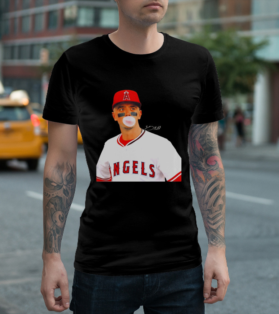Zach Neto Los Angeles Angels 2026 MLB Season Bubblegum Moment T-Shirt