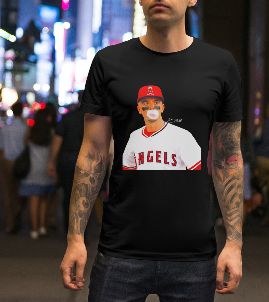 Zach Neto Los Angeles Angels 2026 MLB Season Bubblegum Moment T-Shirt