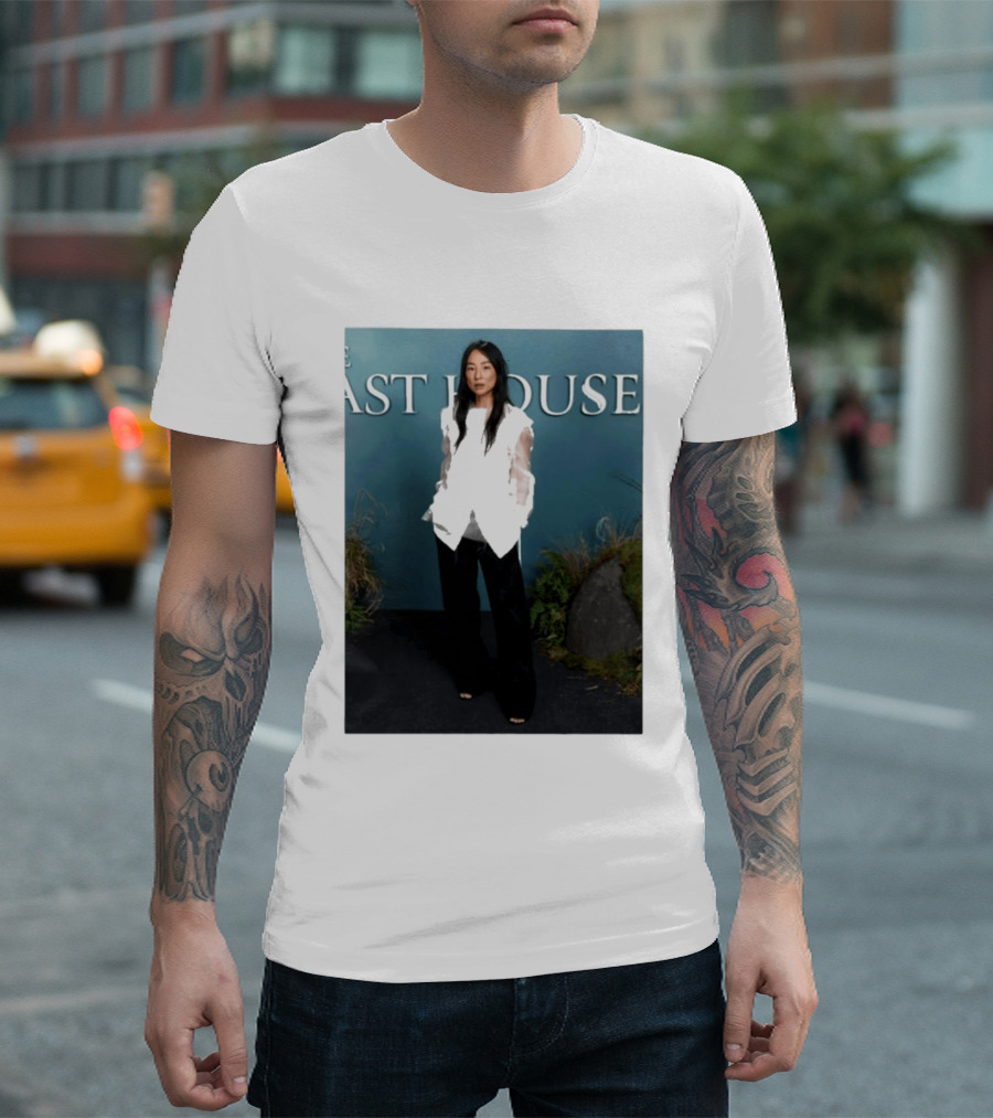 The Last House Fashion Greta Lee The Row T-Shirt