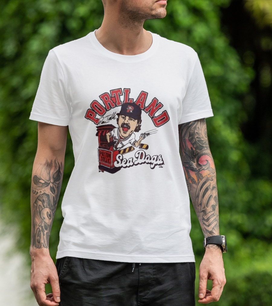 Payton Tolle Portland Sea Dogs Baseball T-Shirt