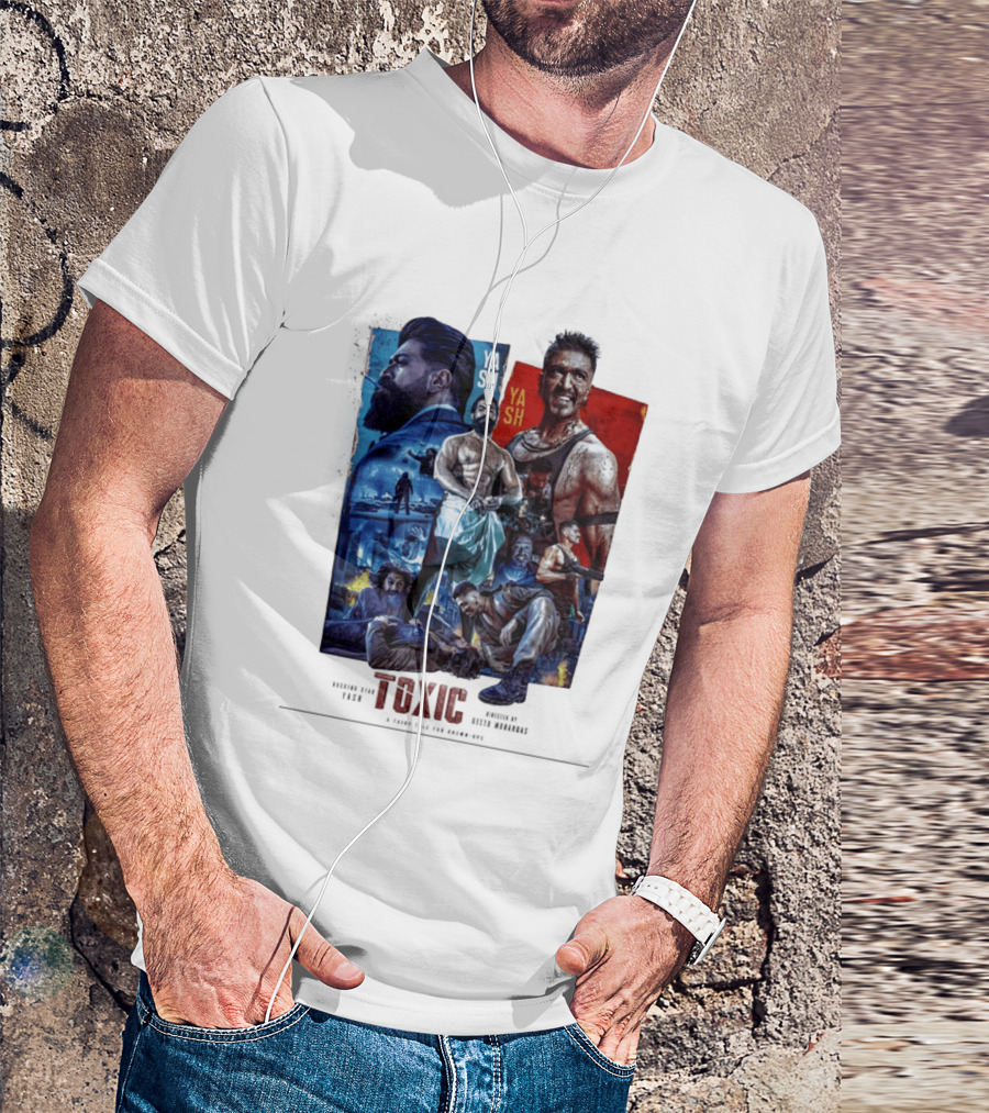 Yash Toxic A Fairy Tale For Grown Ups Rugged Warrior Action Adventure T-Shirt