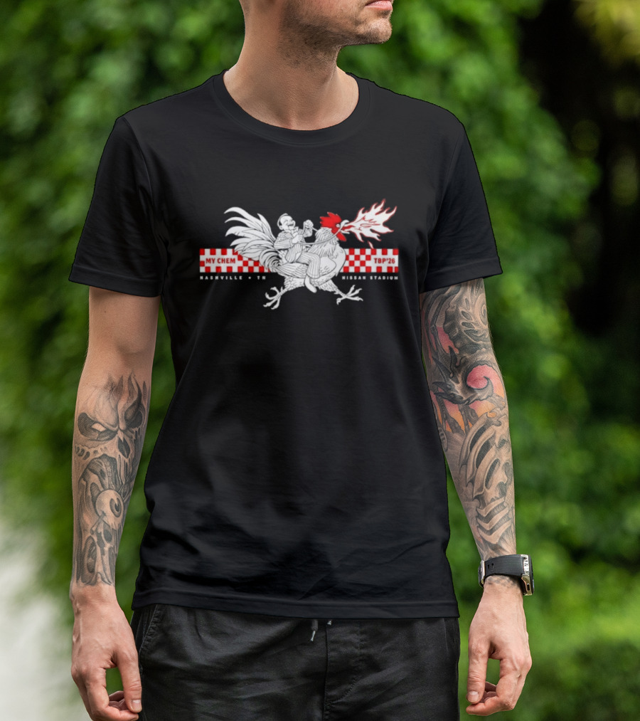 My Chem TBP'26 Nashville TN Nissan Stadium Rooster T-Shirt