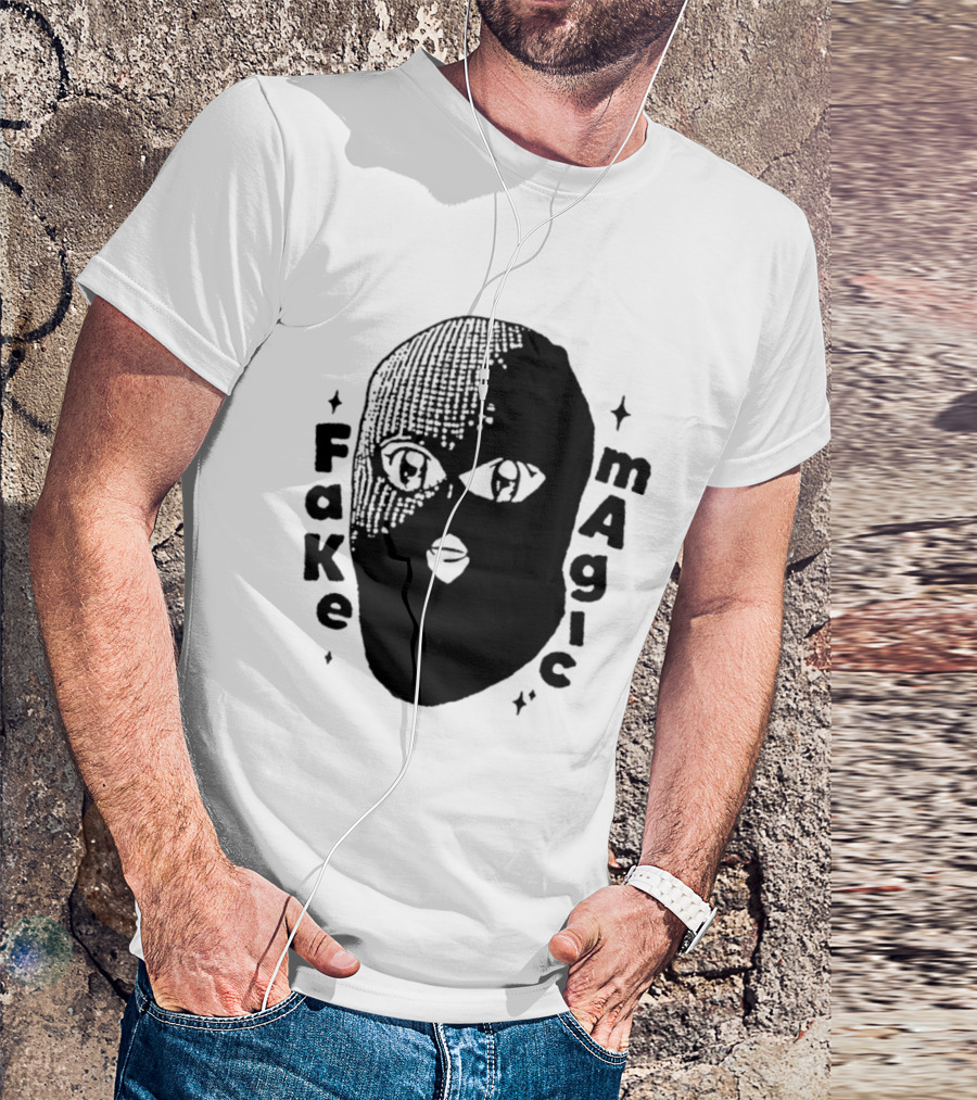 Fake Magic Anime Eyes Balaclava Ski Mask T-Shirt