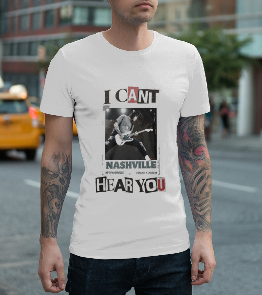 Pierce The Veil I Can't Hear You Nashville World Tour 2026 T-Shirt