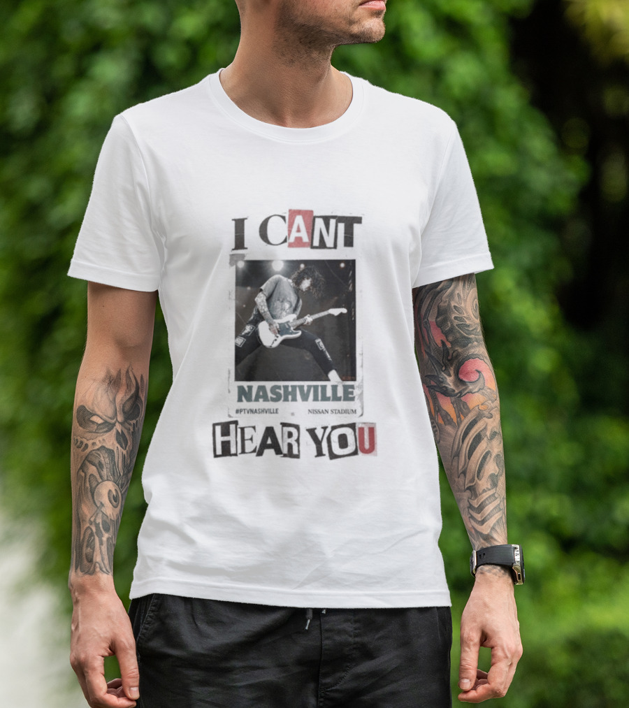 Pierce The Veil I Can't Hear You Nashville World Tour 2026 T-Shirt