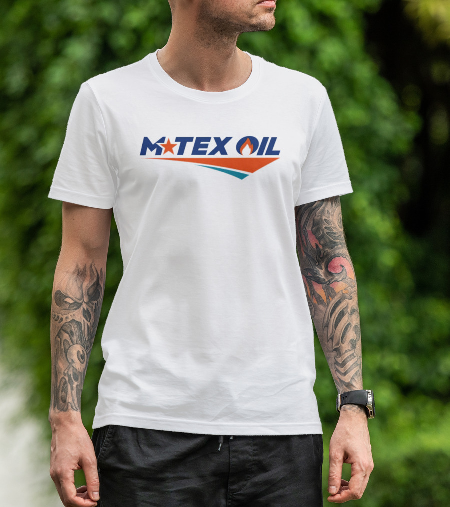 Matex Oil Gas Petroleum Brand Star Flame T-Shirt