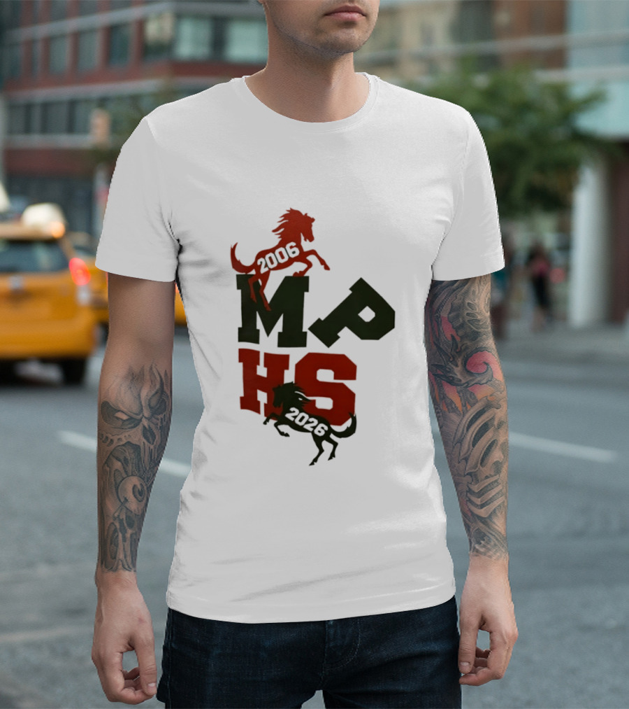 Morgan Park Mustangs MPHS 2006 2026 T-Shirt