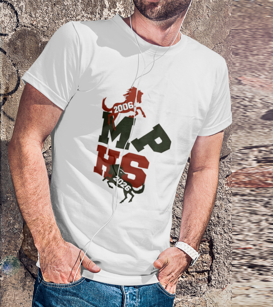 Morgan Park Mustangs MPHS 2006 2026 T-Shirt