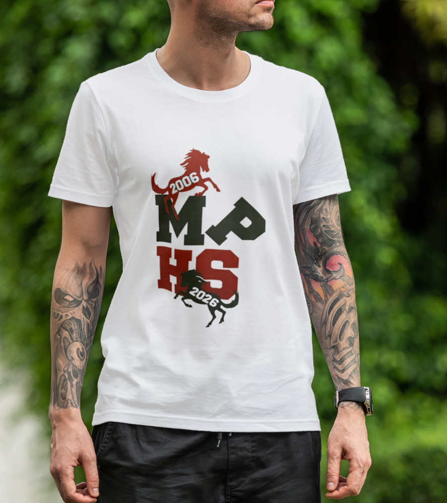 Morgan Park Mustangs MPHS 2006 2026 T-Shirt