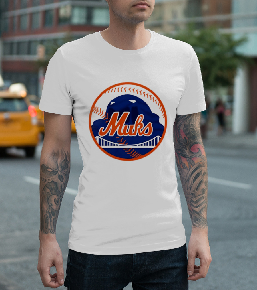 Muks New York Mets Baseball Team T-Shirt