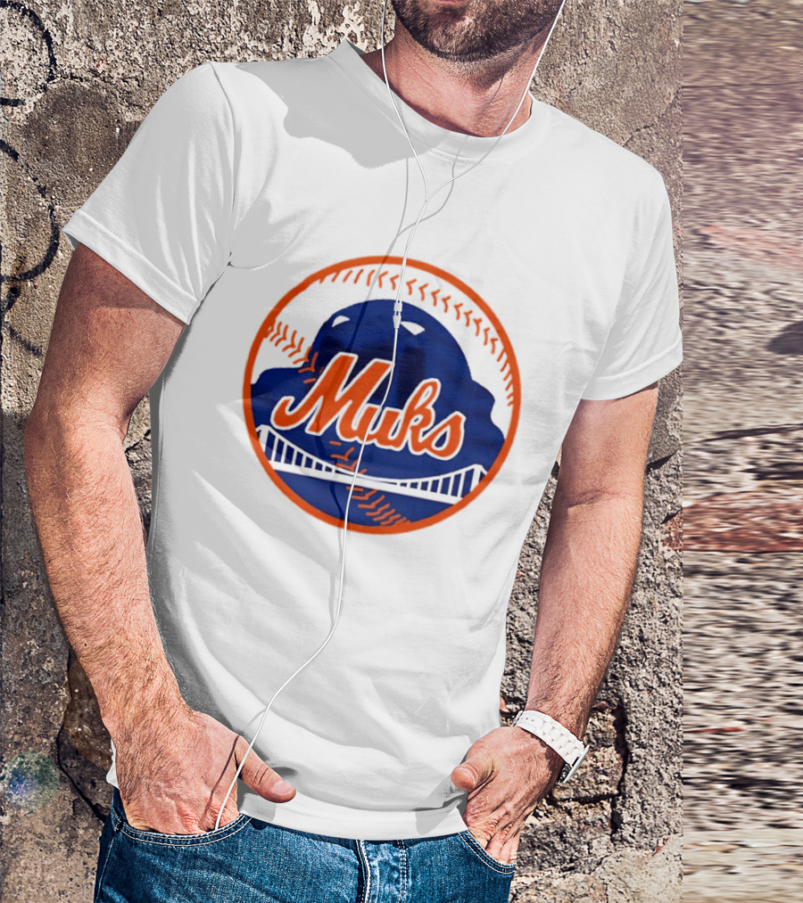 Muks New York Mets Baseball Team T-Shirt