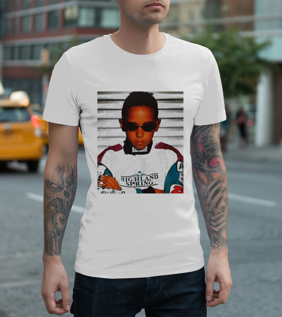 Lewis Hamilton Highland Spring Racing Attire Youthful Champion T-Shirt
