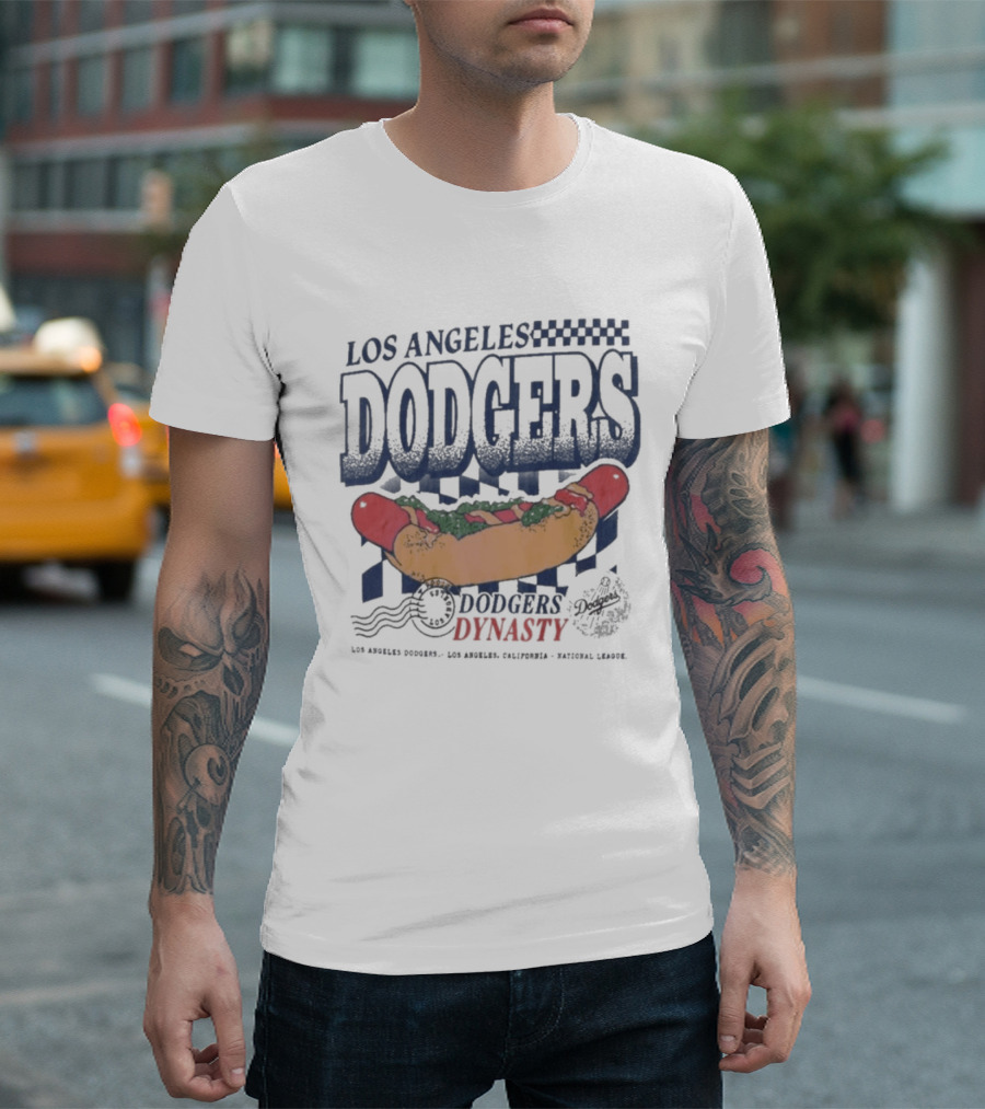 Los Angeles Dodgers Hot Dog Dynasty T-Shirt