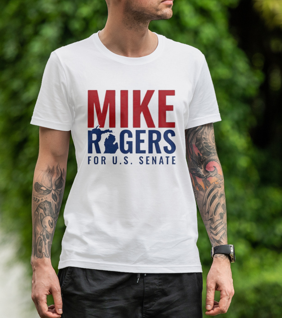 Mike Rogers Michigan For US Senate Election T-Shirt