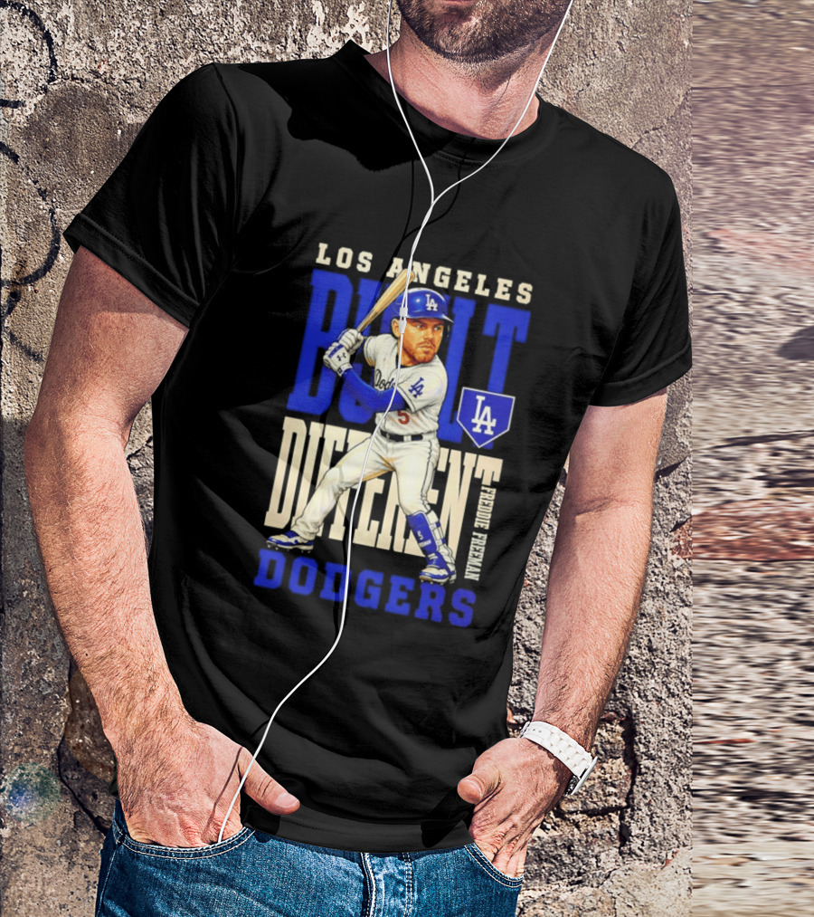Los Angeles Dodgers Built Different Freddie Freeman MLB T-Shirt