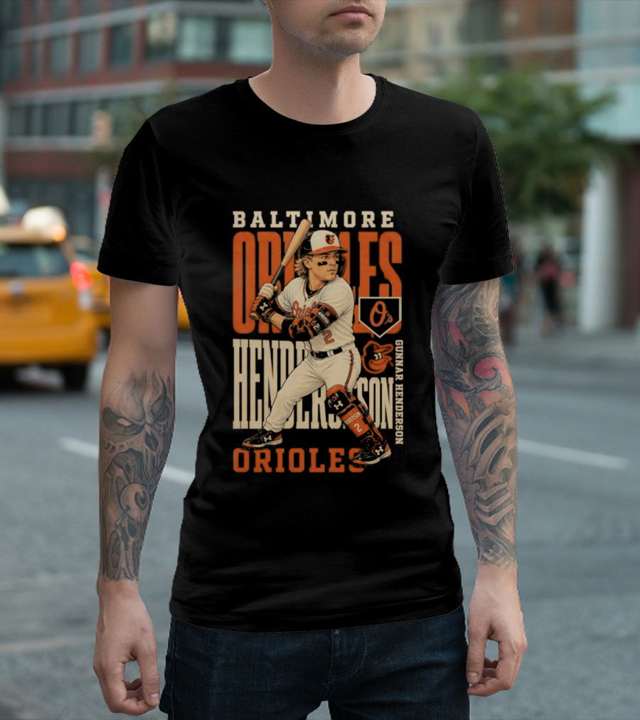 Baltimore Orioles Gunnar Henderson 2026 MLB Season T-Shirt