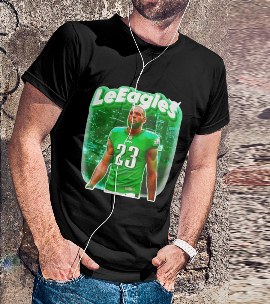 LeBron James LeEagles Philadelphia Eagles 23 Jersey T-Shirt