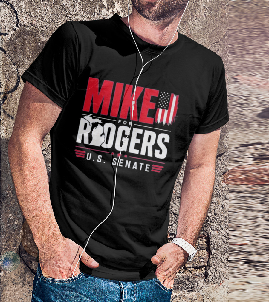 Mike Rogers U.S. Senate Campaign American Flag T-Shirt