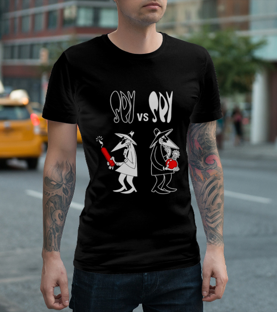 Spy Vs Spy Mad Magazine Classic Comic Characters Showdown Bomb And TNT T-Shirt