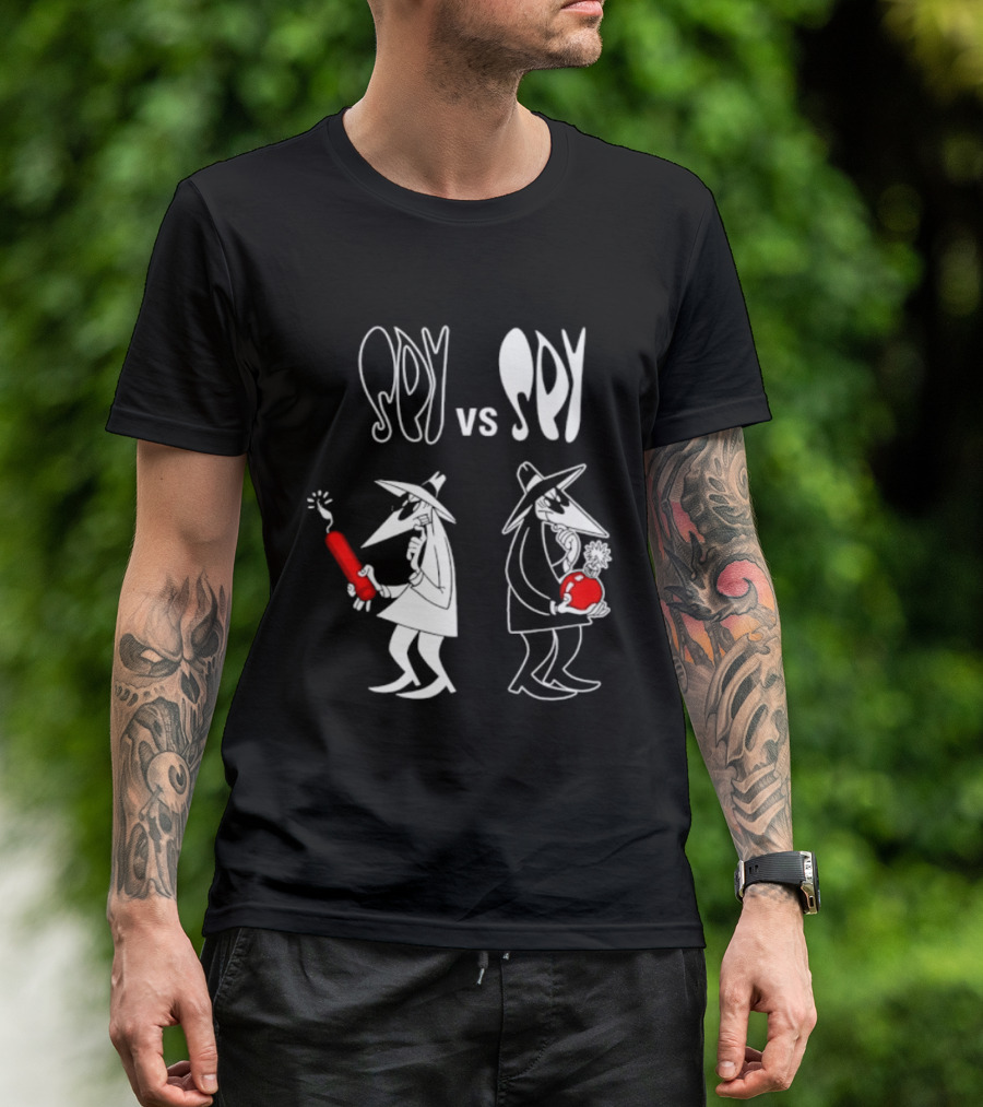 Spy Vs Spy Mad Magazine Classic Comic Characters Showdown Bomb And TNT T-Shirt