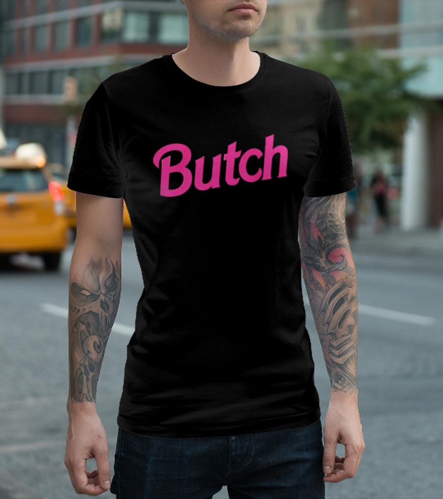 Butch Lesbian LGBTQ Pride Bold Pink T-Shirt
