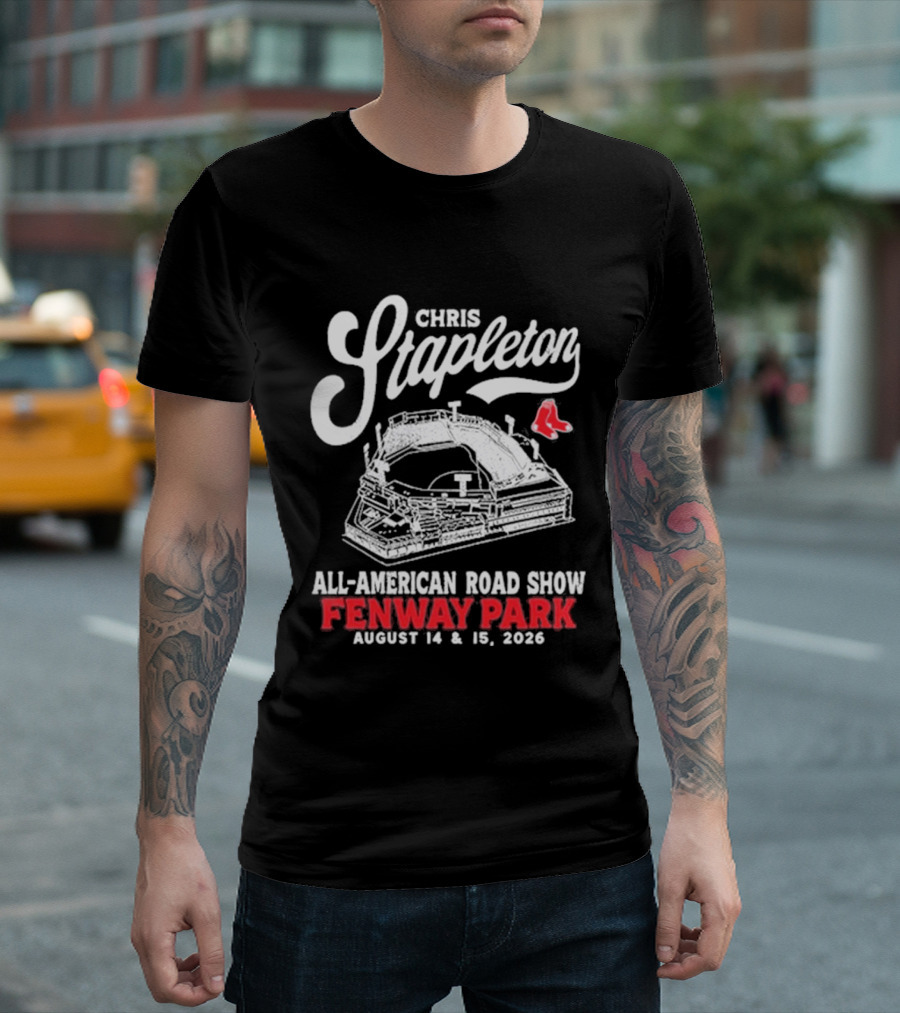 Chris Stapleton All American Road Show Fenway Park August 14 15 2026 T-Shirt