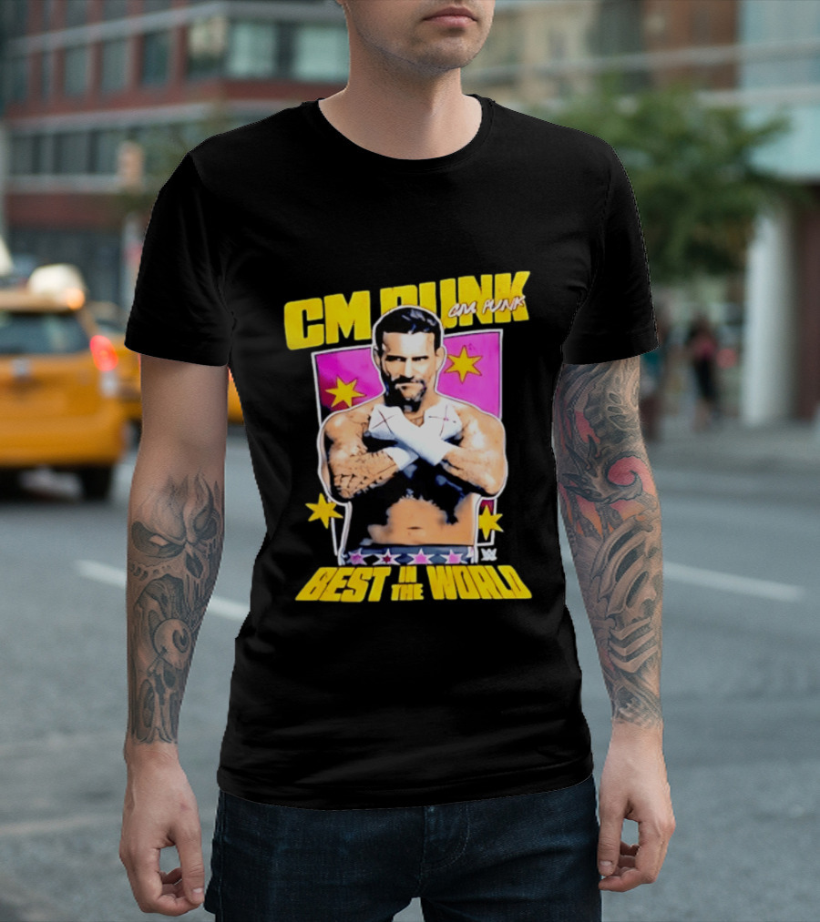 Cm Punk Best In The World WWE Wrestling T-Shirt