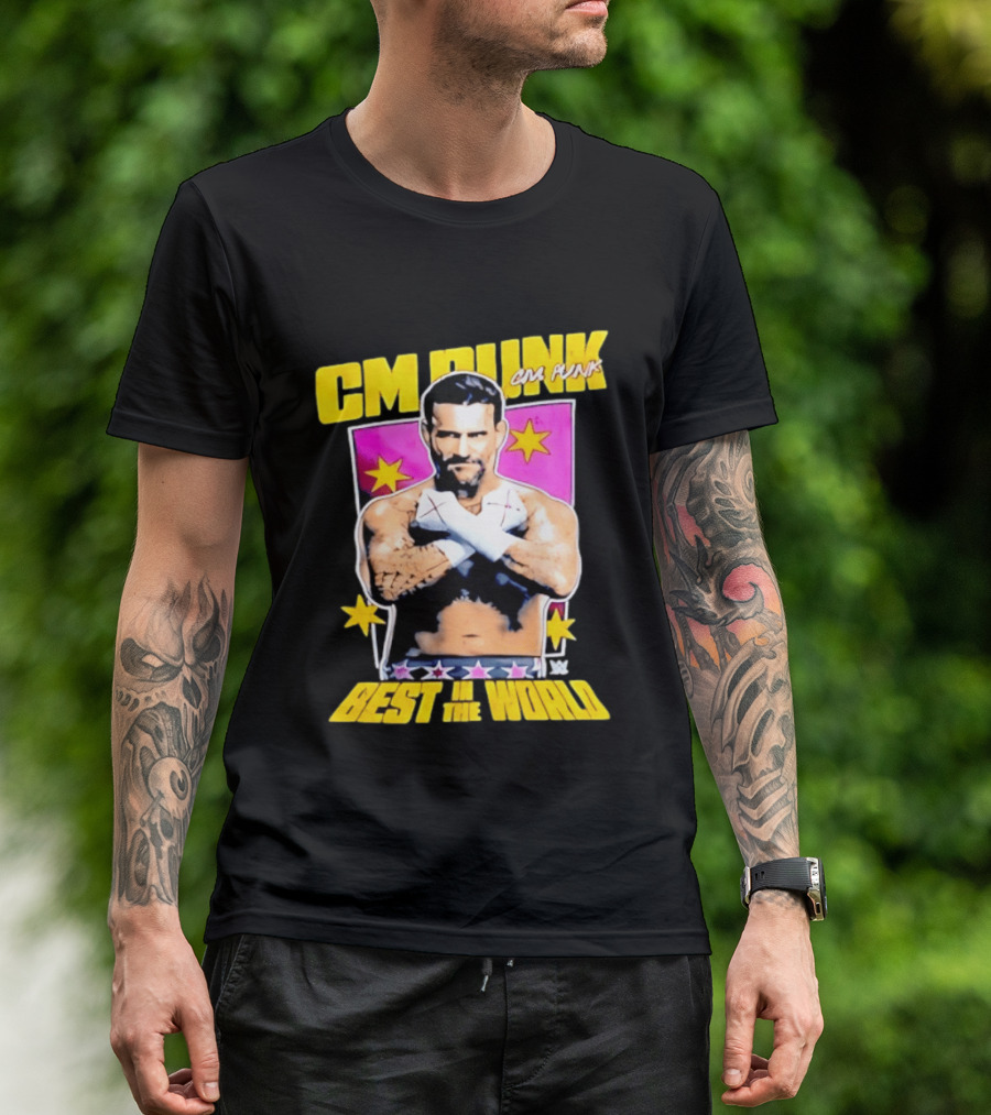 Cm Punk Best In The World WWE Wrestling T-Shirt