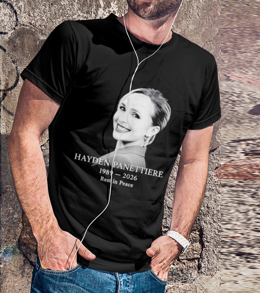 Hayden Panettiere 1989 2026 Rest In Peace Memorial T-Shirt