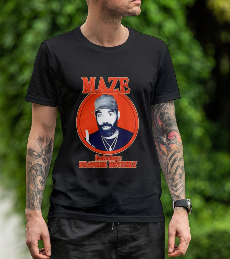 Maze Featuring Frankie Beverly Iconic Soul R&B T-Shirt