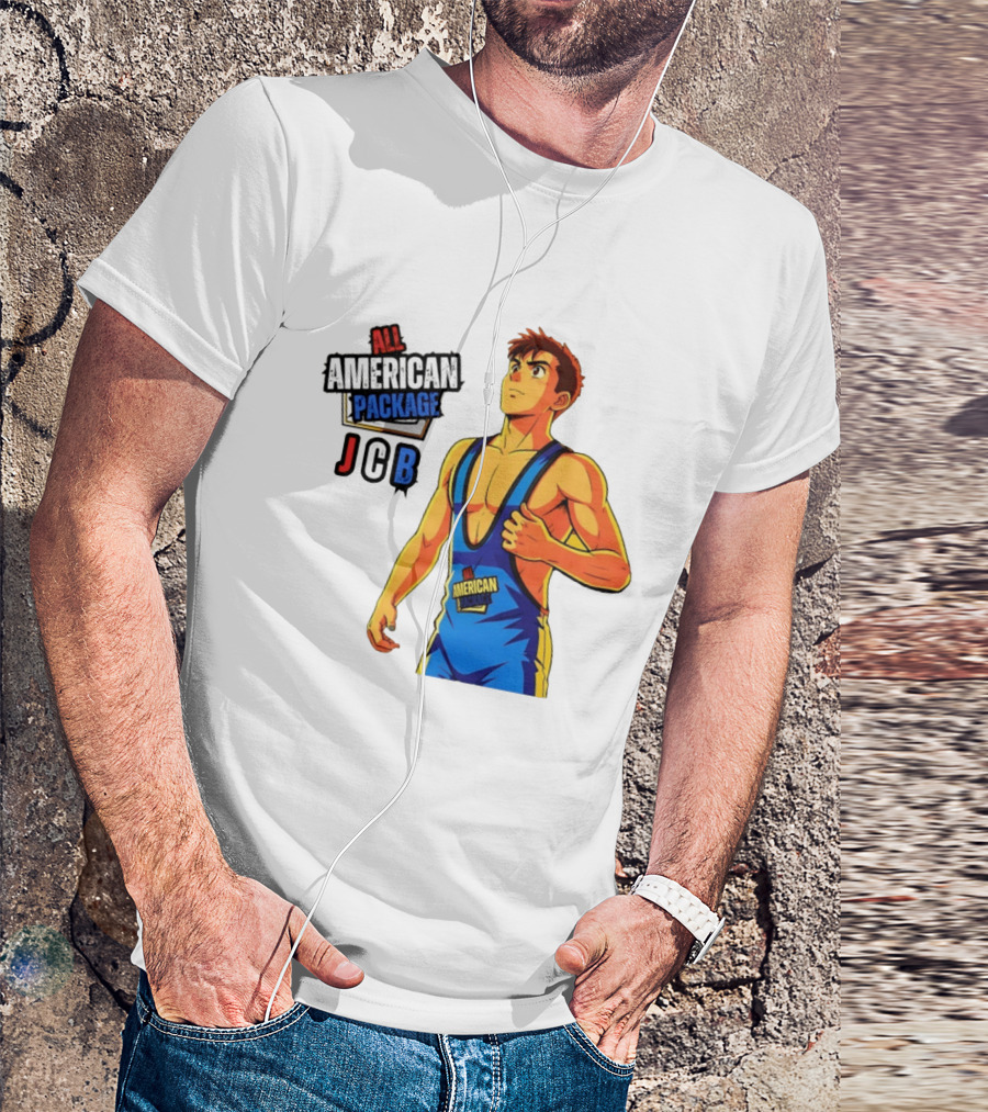 All American Package JCB Anime Wrestler T-Shirt