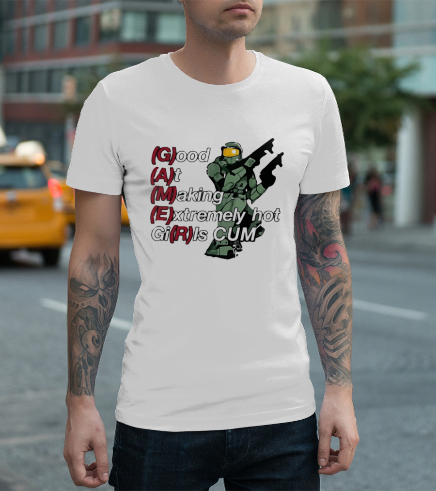 Good At Making Extremely Hot Girls Come Halo Gaming T-Shirt