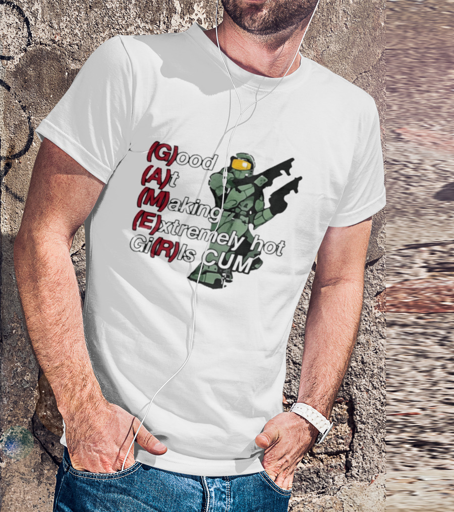 Good At Making Extremely Hot Girls Come Halo Gaming T-Shirt