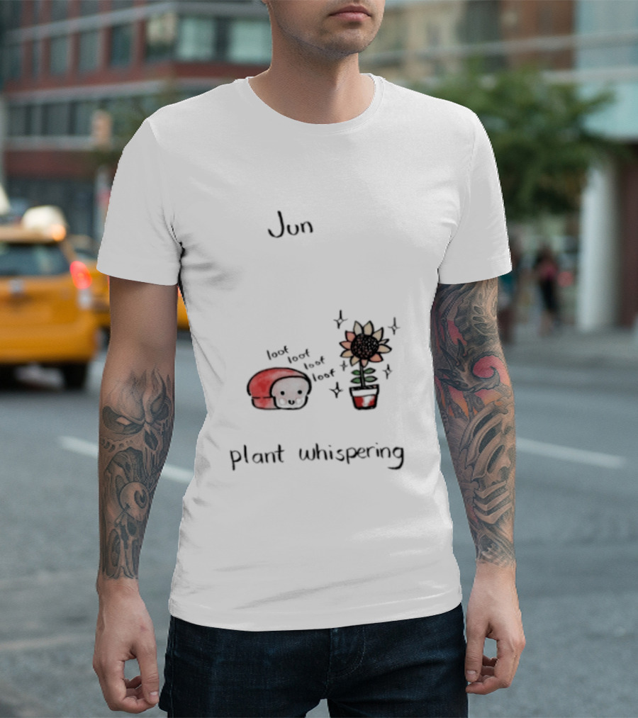 Jun Plant Whispering Bread Sunflower Loof Visual T-Shirt