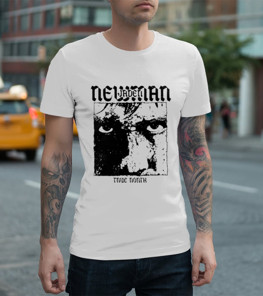 Newman Jaden True North Alternative Rock Band Face T-Shirt