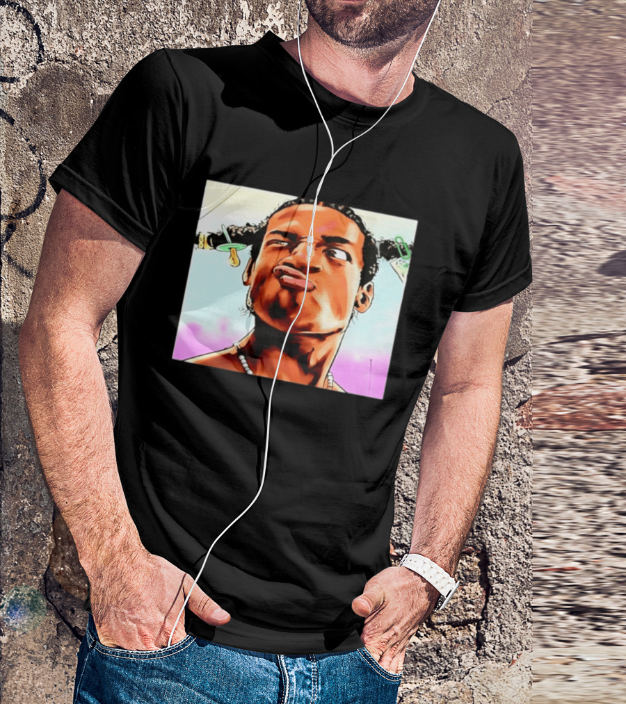 ASAP Rocky Hip Hop Rap Mob Pouty Face Meme T-Shirt