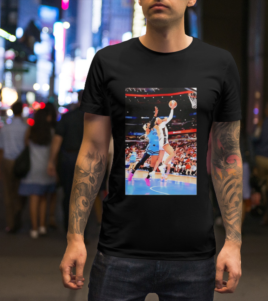 Caitlin Clark Indiana Fever Gameplay Action WNBA Basketball Competition T-Shirt