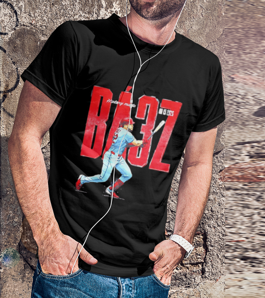 St. Louis Cardinals Joshua Baez History Made 2026 MLB Debut T-Shirt