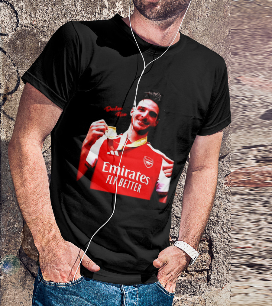 Declan Rice Arsenal Premier League Winner 2026 Emirates Fly Better T-Shirt