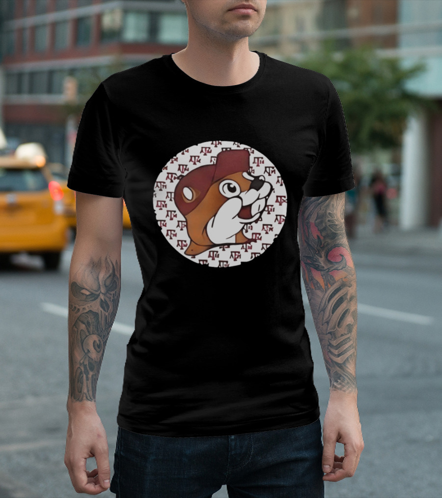 Texas A&M X Buc Ee's Unique TX Football Mashup Two Sided T-Shirt