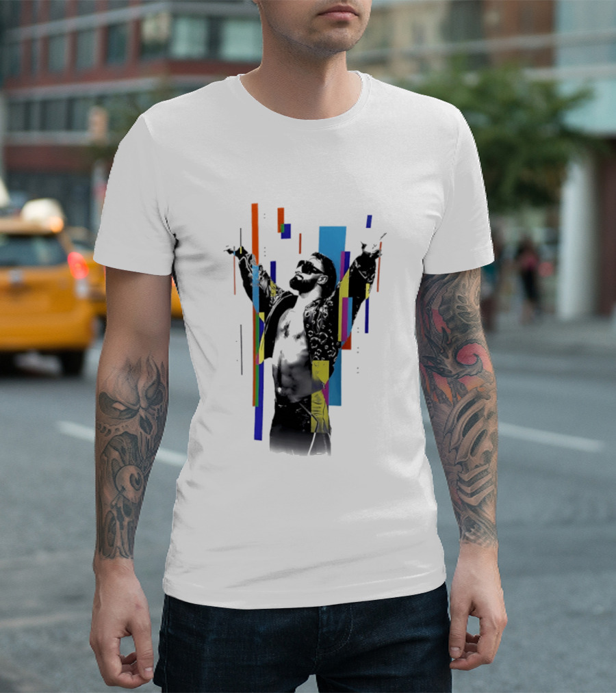 Seth Rollins Revolutionary Visionary WWE Iconic Pose T-Shirt