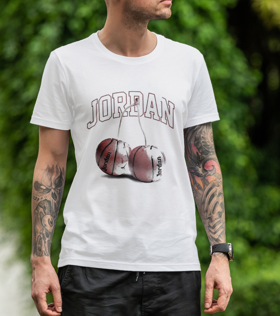 Jordan Cherry Basketball Established 1984 T-Shirt