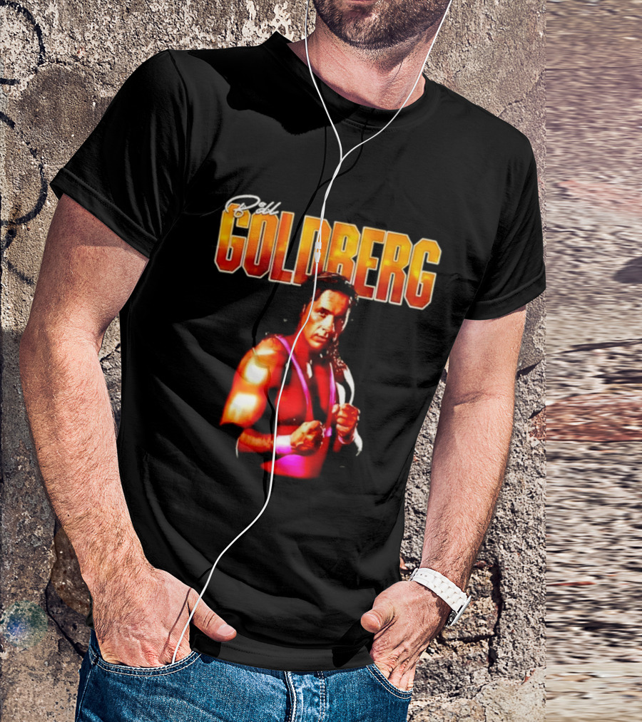 Bill Goldberg Bret Hart Portrait Wrestling Legends T-Shirt