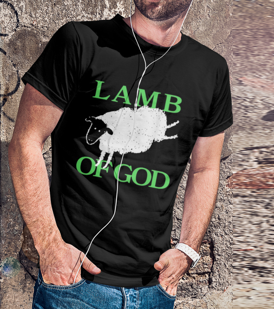 Lamb Of God Heavy Metal Band Metalcore Sheep Image T-Shirt