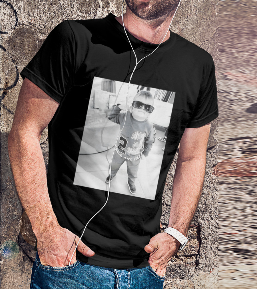 Hasbulla Hasbik Photo 23 Track And Field Black And White T-Shirt