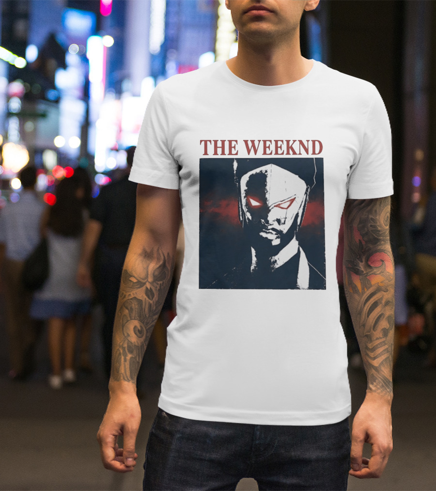 The Weeknd Suda51 Mask Concept Art London August 2026 T-Shirt