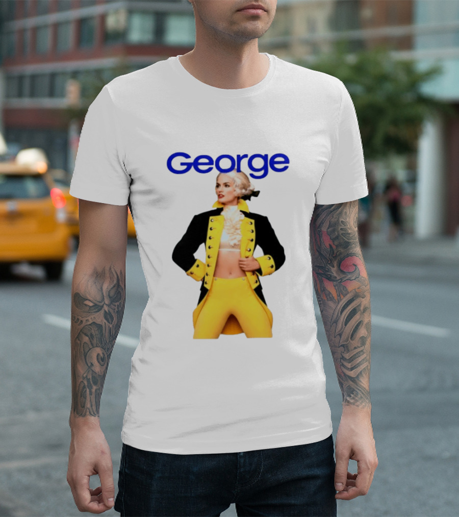 George Founding Fathers Historical Costume Colonial Attire T-Shirt