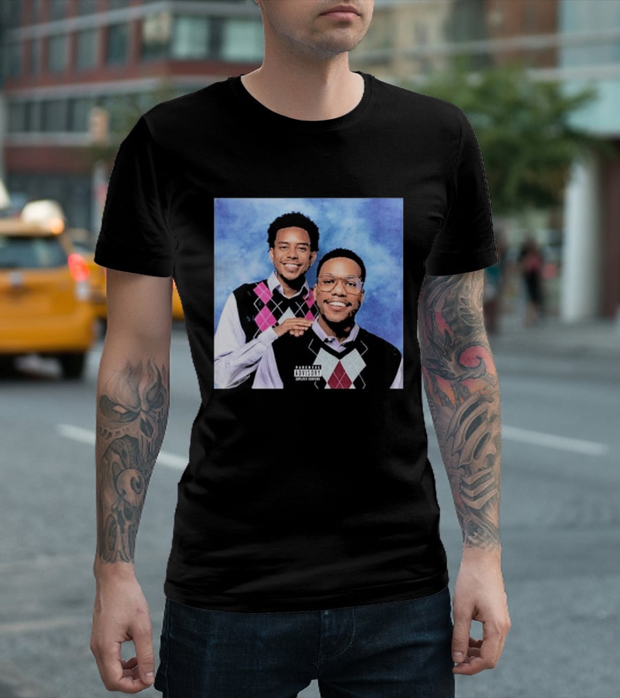Anderson Paak Cordae Step Brothers Parody Album Cover T-Shirt